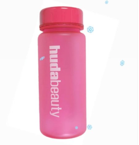 Huda Beauty Pink Water Bottle