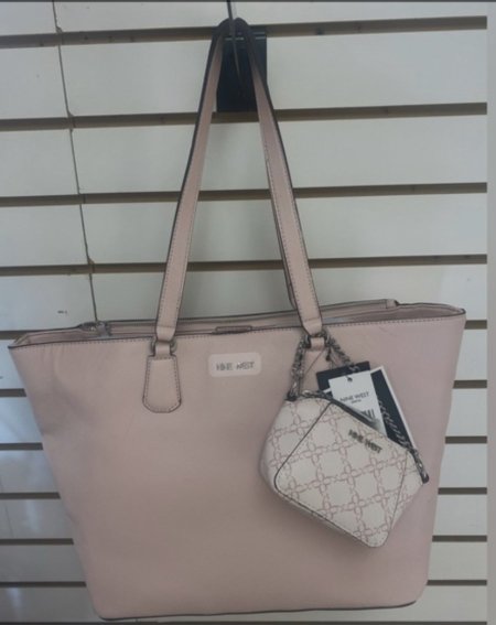 Nine West Errita Pale Rose Multi with mini logo pouch