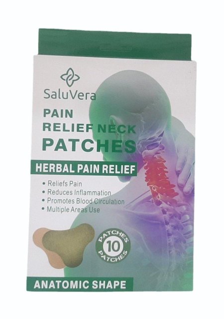 Salu Vera Pain Relief Neck Patch Kit Natural Sticker Pain Relief Patches For Men Women