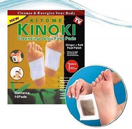 Kinoki pad (Cleansing foot detox at home) 10 pads free size