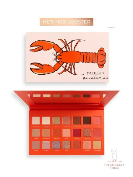 Revolution X Friends He's Her Lobster Shadow Palette