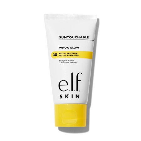 elf  SKIN Suntouchable Whoa Glow SPF 30, Sunscreen & Makeup Primer