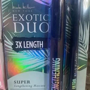 Nicole Miller Exotic DuoLengthening Mascara Black Eyeliner Curler